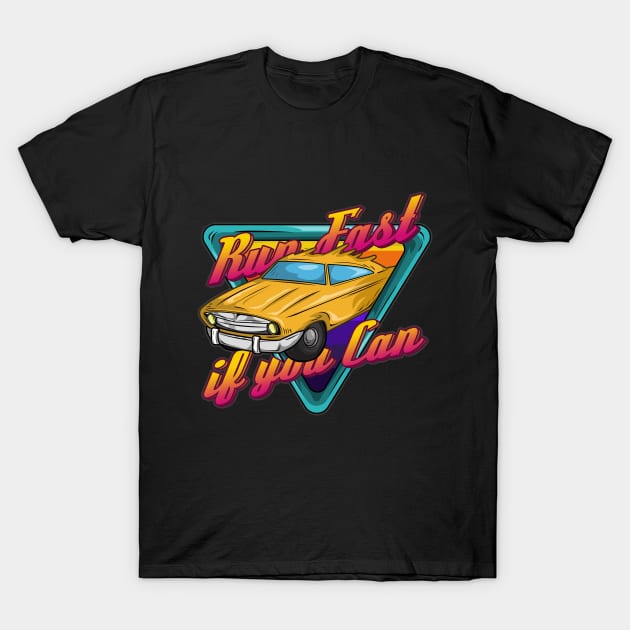 Run fast if you can T-Shirt by Markus Schnabel